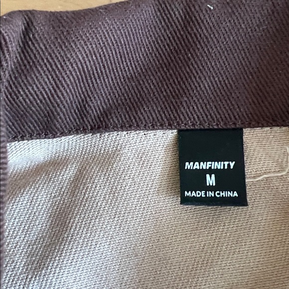 MANFINITY Tan Jacket with Dark Brown Collar - Picture 2 of 6